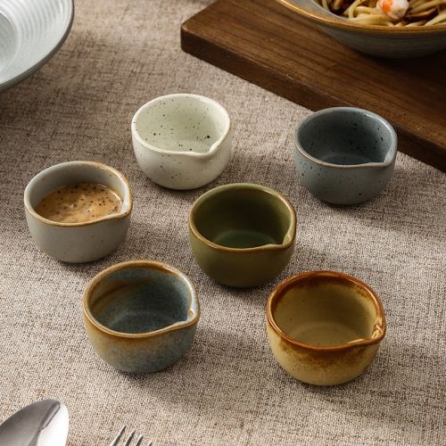 Reactive Glaze Milk Jug Sauce Cup