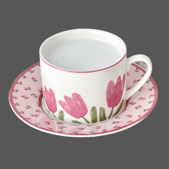 Lovely Drinkware Gifts - Pink Tulip