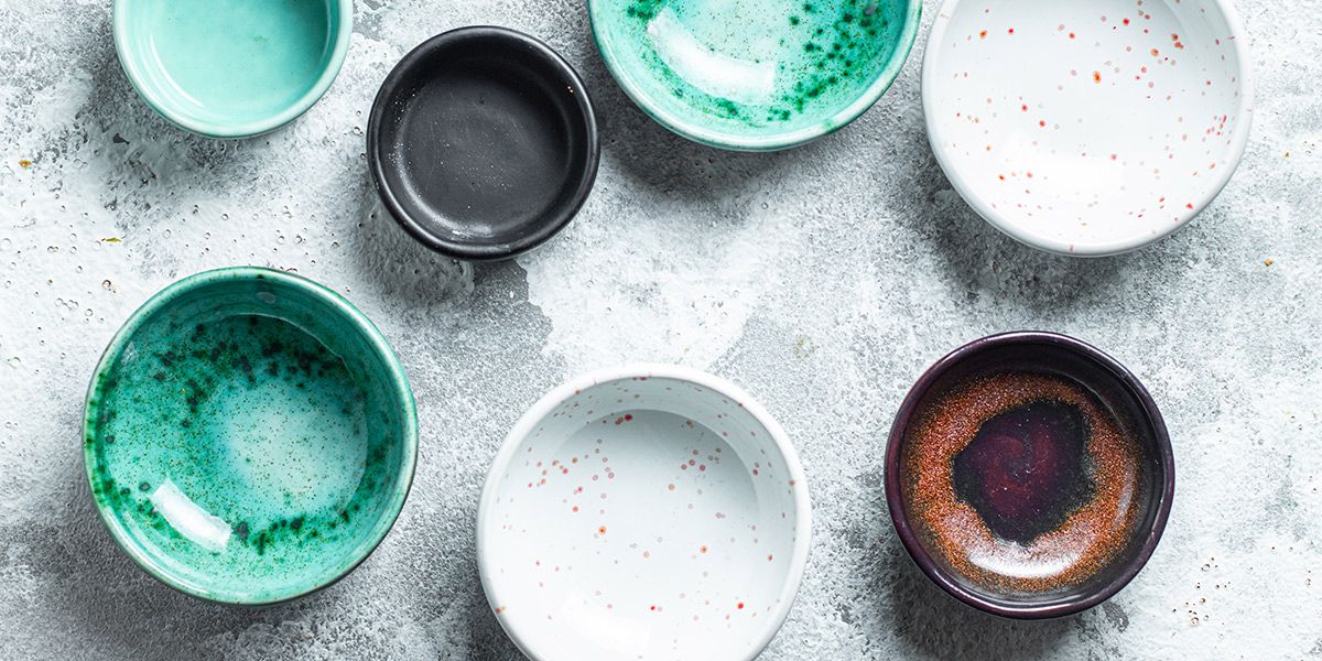 colorful kiln-change ceramics