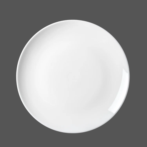 Pure White Ceramic Plate - X011001