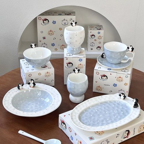 Cartoon Penguin Cute Dinnerware Set