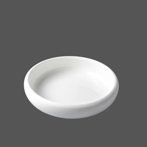 Pure White Ceramic Sauce Dish - X011333