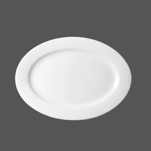 Pure White Ceramic Plate - X011005