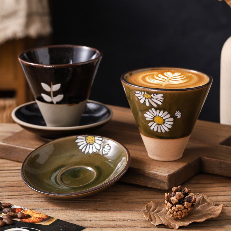 Creative Artistic Coffee Cup & Saucer Set Gift Box